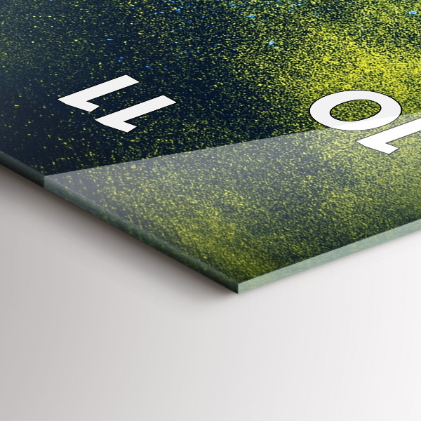 Vertikální nástěnné hodiny Barevný papoušek