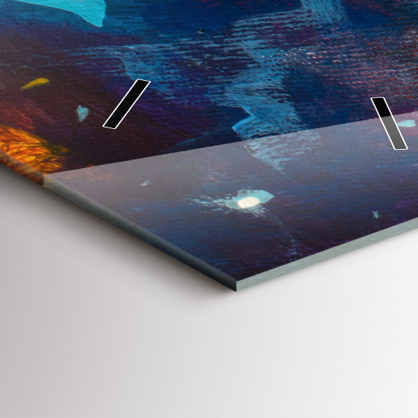 Vertikální nástěnné hodiny Abstraktní malý princ