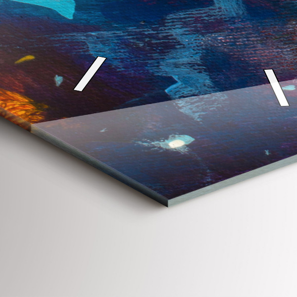 Vertikální nástěnné hodiny Abstraktní malý princ