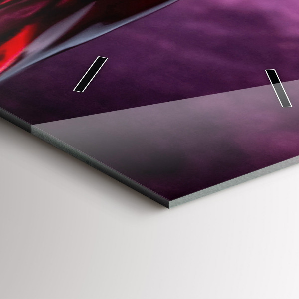 Vertikální skleněné hodiny Sklenice na víno