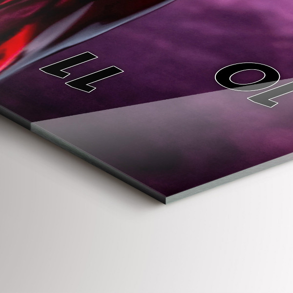 Vertikální skleněné hodiny Sklenice na víno