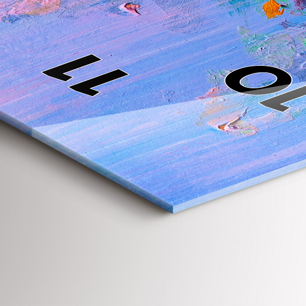 Vertikální nástěnné hodiny Květiny ve váze