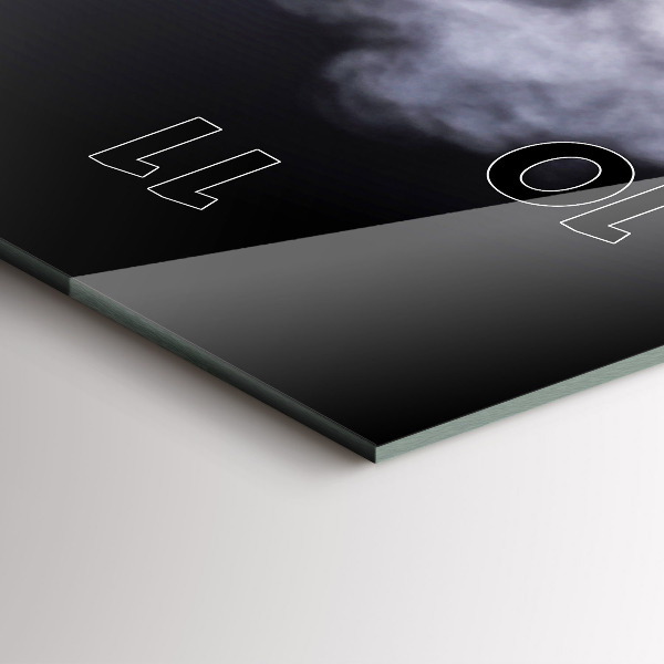 Vertikální skleněné hodiny Staré historické auto