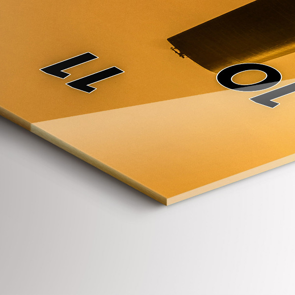 Vertikální skleněné hodiny Řeka Ču-ťiang