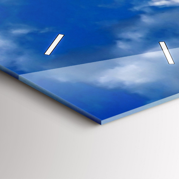 Vertikální skleněné hodiny Francie Eiffelova věž