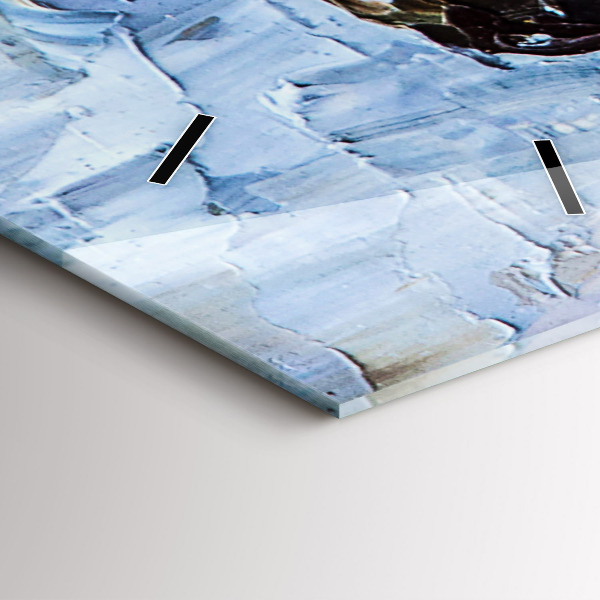 Vertikální skleněné hodiny Mladé baletky