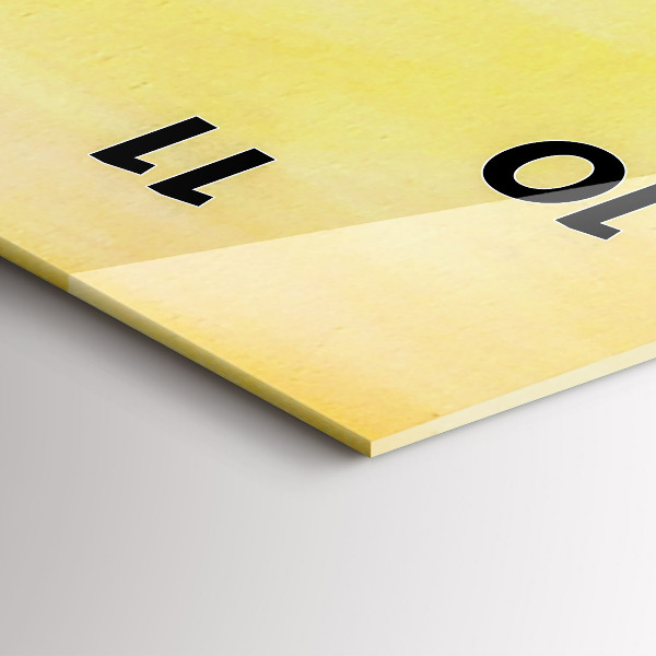 Vertikální skleněné hodiny Jeřábi při západu slunce