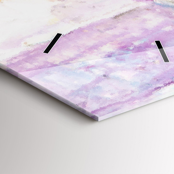 Vertikální skleněné hodiny Příprava baletky