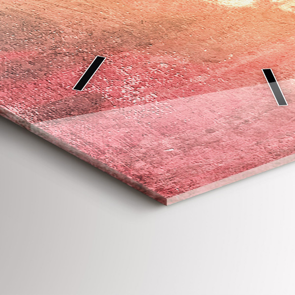 Vertikální skleněné hodiny Mladý zamilovaný pár