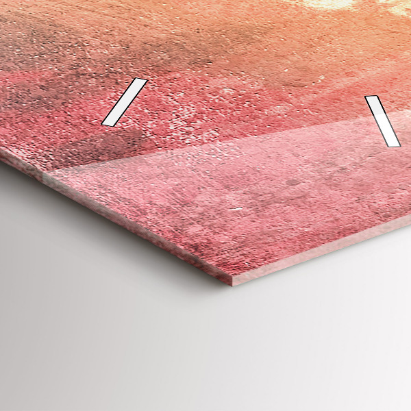 Vertikální skleněné hodiny Mladý zamilovaný pár