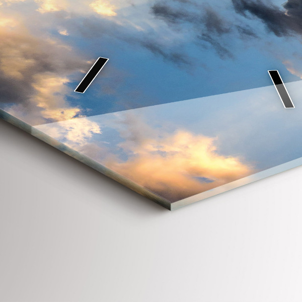 Vertikální skleněné hodiny Velká čínská zeď