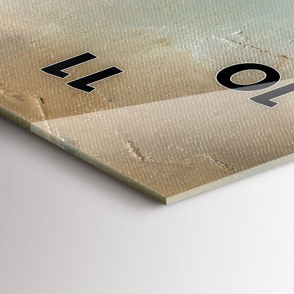 Vertikální skleněné hodiny Architektura města Paříže