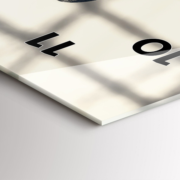 Vertikální skleněné hodiny Starobylá loď