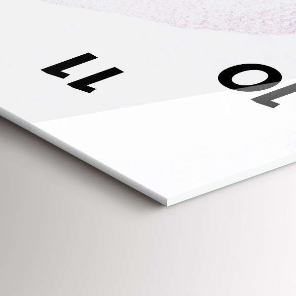 Vertikální skleněné hodiny Suché květy máku