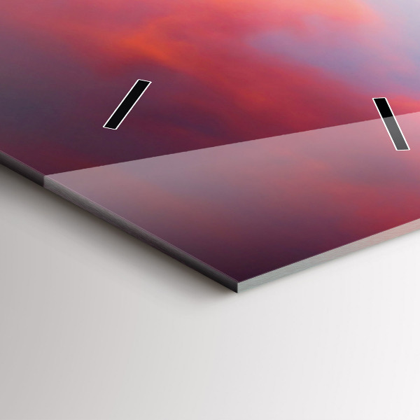 Vertikální skleněné hodiny Matterhornské jezero Stellisee