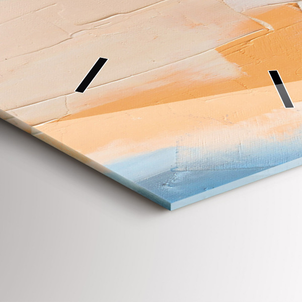 Vertikální skleněné hodiny Portrét ženy