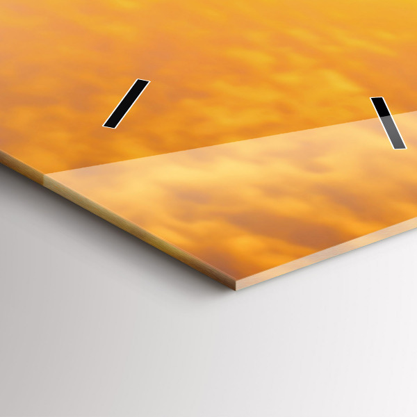 Vertikální skleněné hodiny Zamilované labutě