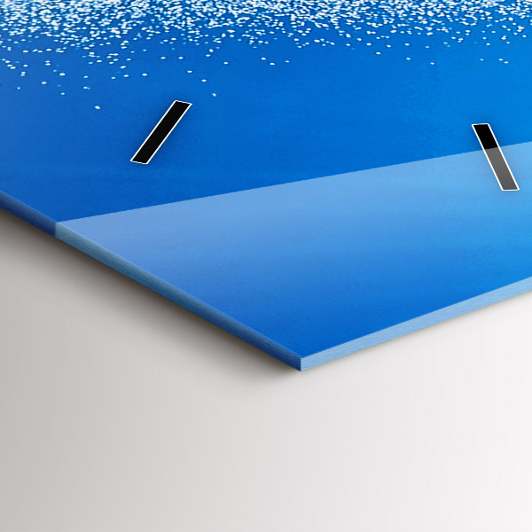 Vertikální skleněné hodiny Surfování na Havaji