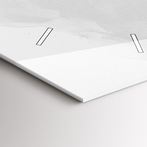 Vertikální skleněné hodiny Grafika kytary