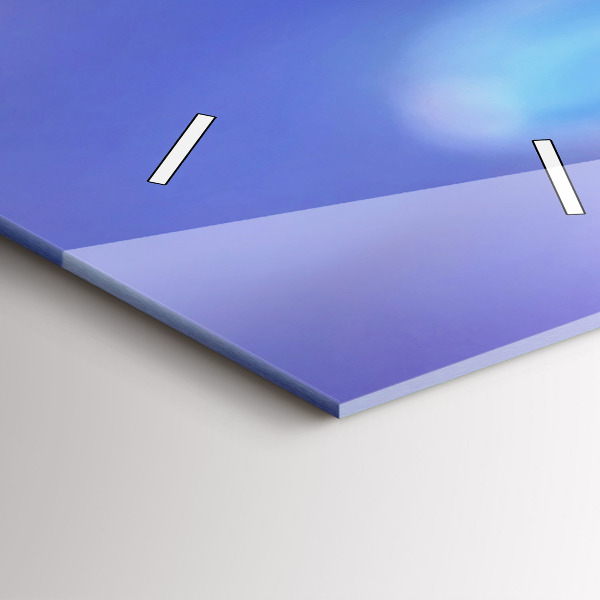 Vertikální skleněné hodiny Motýl na trávě