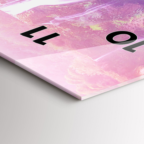 Vertikální nástěnné hodiny Vodopád Jiulong Čína