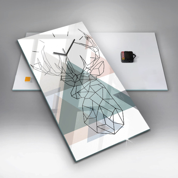 Vertikální nástěnné hodiny Sob skandinávský styl