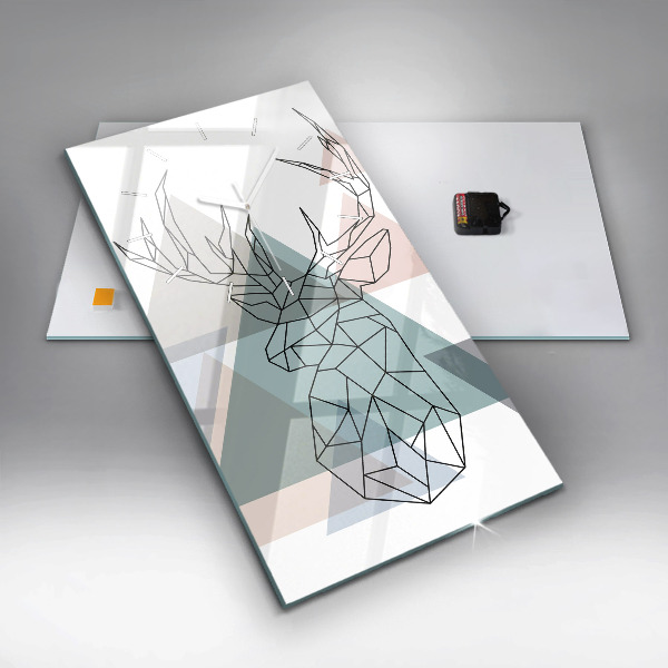 Vertikální nástěnné hodiny Sob skandinávský styl