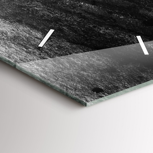 Vertikální nástěnné hodiny Žena v klobouku