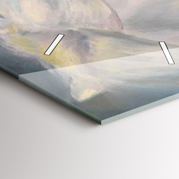 Vertikální nástěnné hodiny Krásná žena s koněm