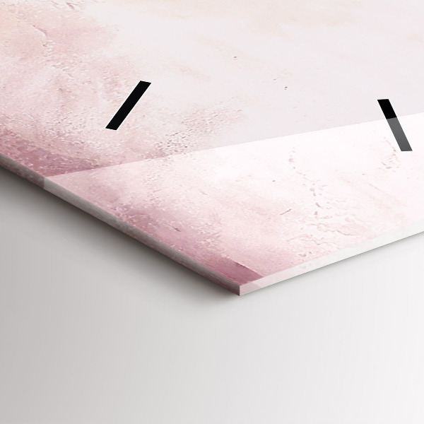 Vertikální nástěnné hodiny Kvetoucí mák