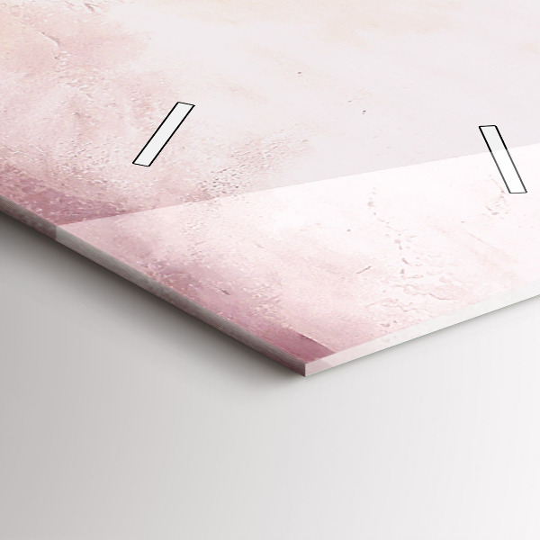 Vertikální nástěnné hodiny Kvetoucí mák