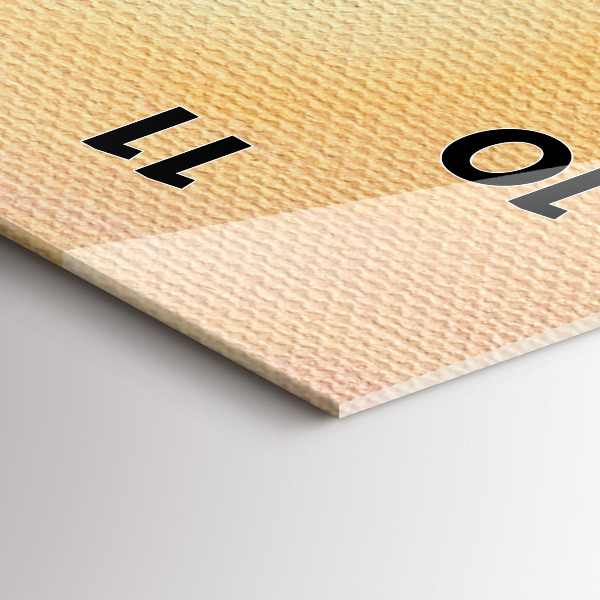 Vertikální nástěnné hodiny Vánoční stromek a most