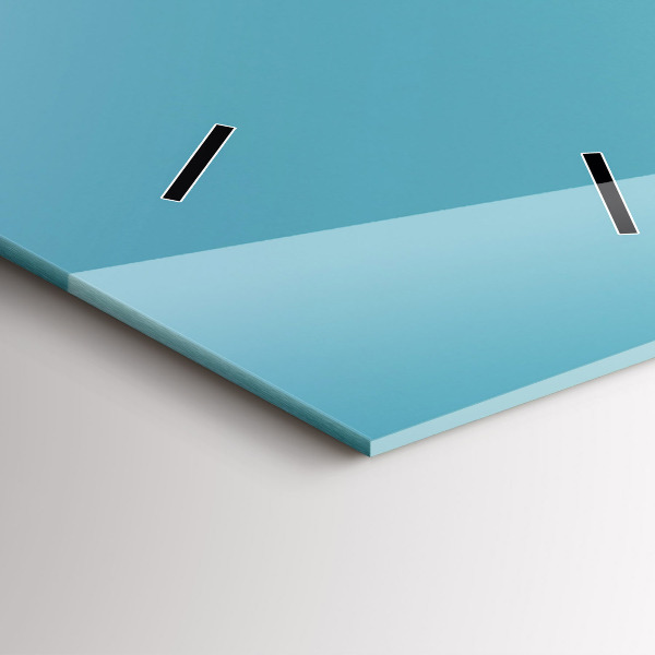 Vertikální skleněné hodiny Pastelová barva oblohy