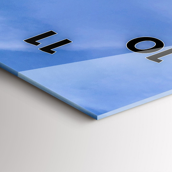 Vertikální skleněné hodiny Farmář v traktoru