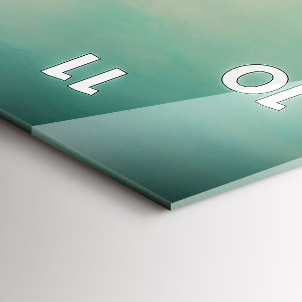 Vertikální skleněné hodiny Čínská fantazie