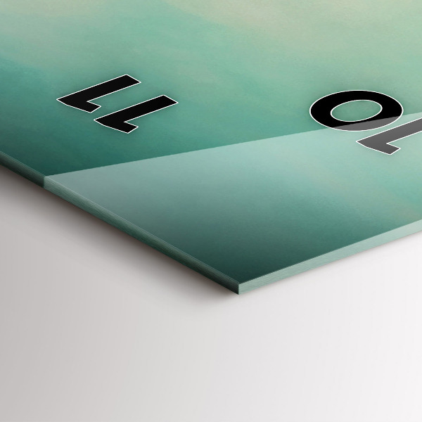 Vertikální skleněné hodiny Čínská fantazie