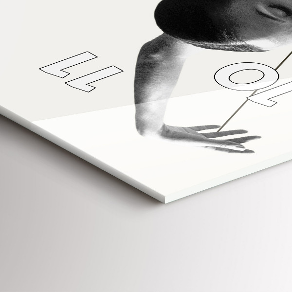 Vertikální skleněné hodiny Abstraktní tanečnice