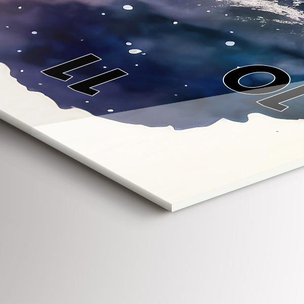 Vertikální nástěnné hodiny Životní styl meditace