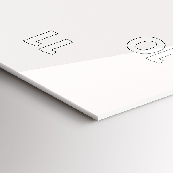 Vertikální nástěnné hodiny Krajina vodopádů Island