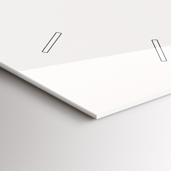 Vertikální nástěnné hodiny Krajina vodopádů Island