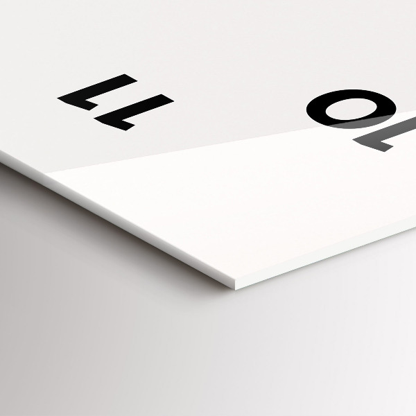 Vertikální nástěnné hodiny Krajina vodopádů Island