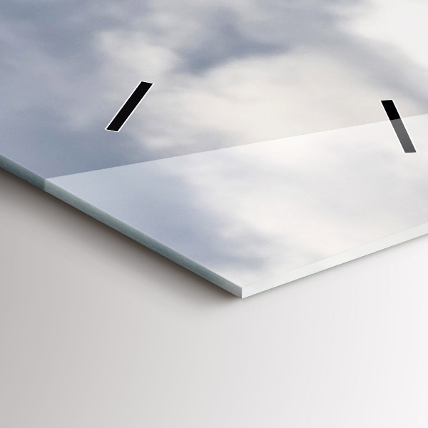 Vertikální nástěnné hodiny Koza v údolí Aosta