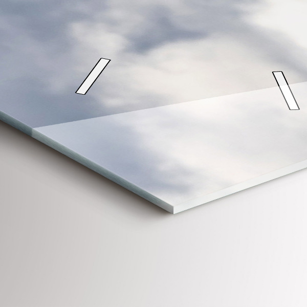 Vertikální nástěnné hodiny Koza v údolí Aosta