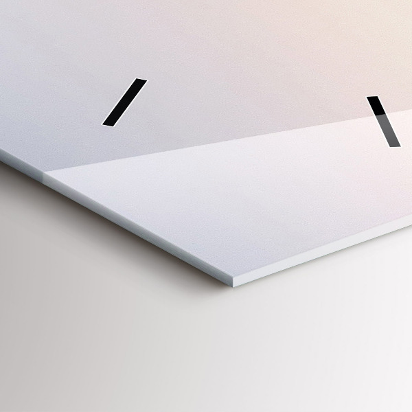 Vertikální nástěnné hodiny Panorama Varšavy