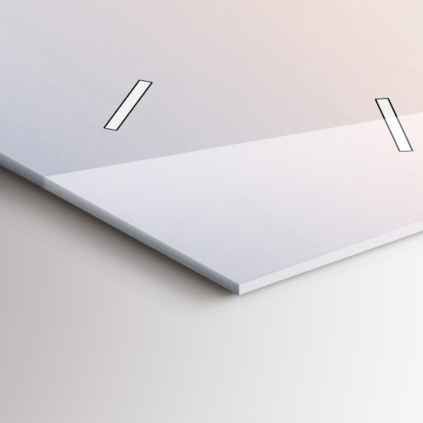 Vertikální nástěnné hodiny Panorama Varšavy