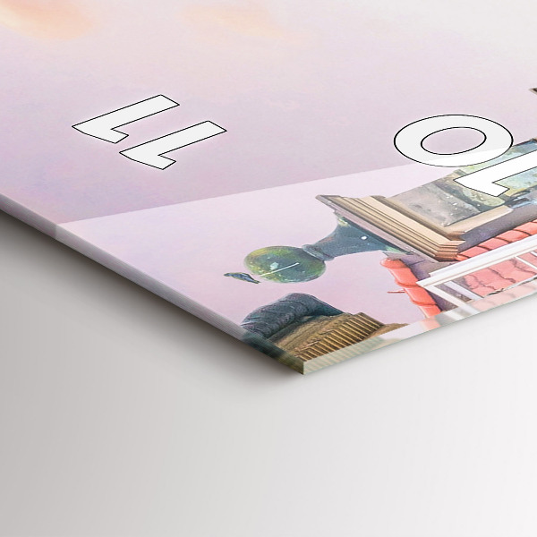 Vertikální skleněné hodiny Staré město ve Varšavě