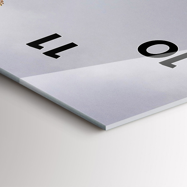 Vertikální nástěnné hodiny Zámek Disneyland v Paříži