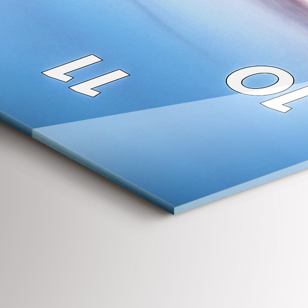 Vertikální skleněné hodiny Vratislav z dronu