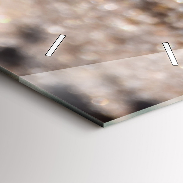 Vertikální skleněné hodiny Mušle na pláži