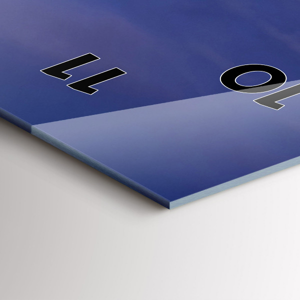 Vertikální nástěnné hodiny Molo na Baltském moři